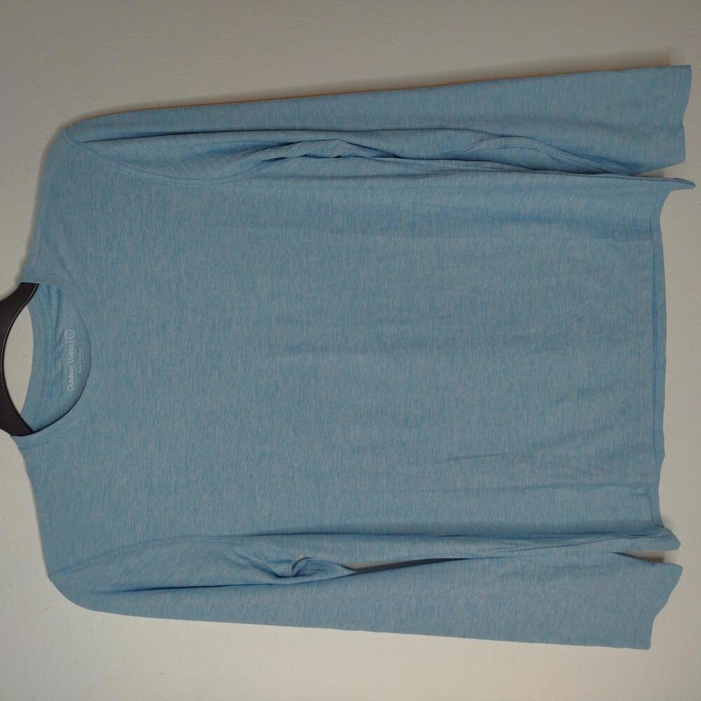 Outdoor Voices Sky Blue Long Sleeve Top